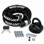 Scooterslot ART 3 + Muuranker ART 4 - Maxx-Locks Naseby - Kettingslot - 100cm