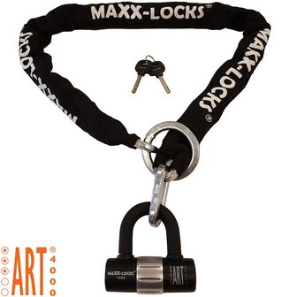 Maxx-Locks Naseby scooterslot ART 3 met loop + 100cm ketting