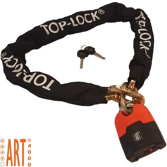 Kettingslot ART4 Top Lock 150cm met los hangslot