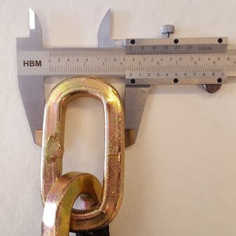 Top Lock Kettingslot ART4 met los hangslot - 150 cm