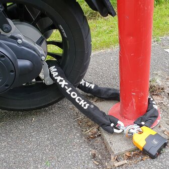 Maxx-Locks Ohura ART 4 Motorslot / Scooterslot - Inclusief Slot Spray - Kettingslot met 12 mm Dikke Schakels - Art Gekeurd Slot