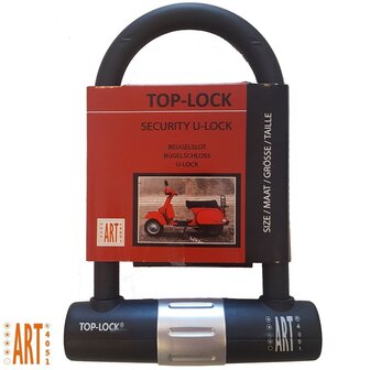 Beugelslot ART 4 180x245 mm Top Lock voor scooter of motor