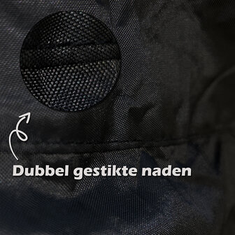Maxxcovers Helmtas / Helmhoes inclusief slotoog &ndash; Geschikt voor Scooter - Motor - Brommer Helm - Zwart