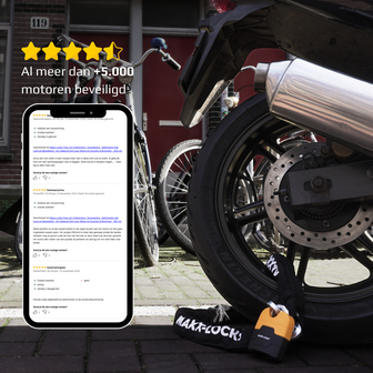 beoordelingen Maxx-Locks Ohura ART 4 Motorslot / Scooterslot - Kettingslot met 12 mm Dikke Schakels - Art Gekeurd Slot voor Mot
