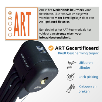 Vouwslot ART 2 Maxx-Locks 95 cm