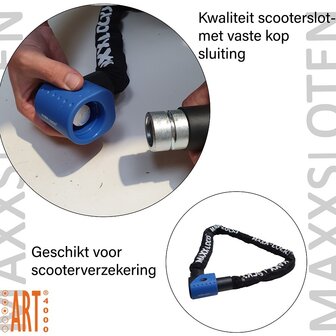  Scooterslot ART 3 Patea Vaste kop Maxx-Locks 120cm