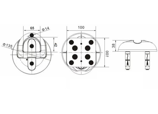 Maxx-Locks Grondanker / muuranker - Voor o.a. Motor, Scooter & Boot