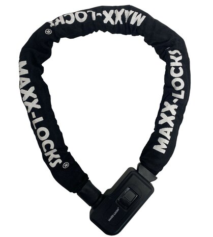 Maxx-Locks Foxton Fietsslot Met Vingerscan - 90 cm - Zwart