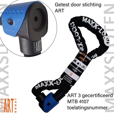 Maxx-Locks Scooterslot ART 3 Patea Vaste kop - 120 cm