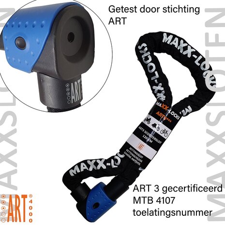  Scooterslot ART 3 Patea Vaste kop Maxx-Locks 120cm