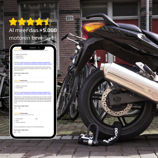 beoordelingen Maxx-Locks ART 4 kettingslot Vespa Sprint 