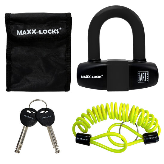 Maxx-Locks Taupo Schijfremslot ART4 - Zwart