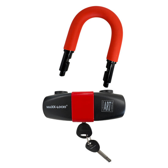 Maxx-Locks Taupo Schijfremslot ART4 - Rood
