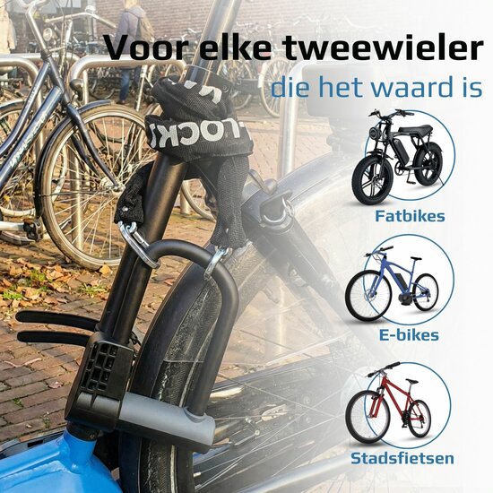 Maxx-Locks Huntly Beugelslot + Ketting ART2 - 20cm