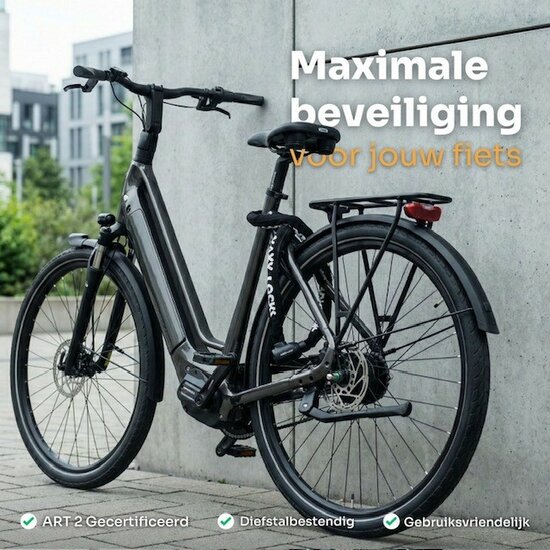 Fietsslot ART-2 Maxx-Locks Nelson 120cm - Zwart