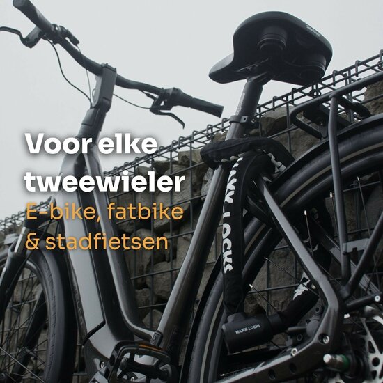 Fietsslot ART-2 Maxx-Locks Nelson 120cm - Zwart