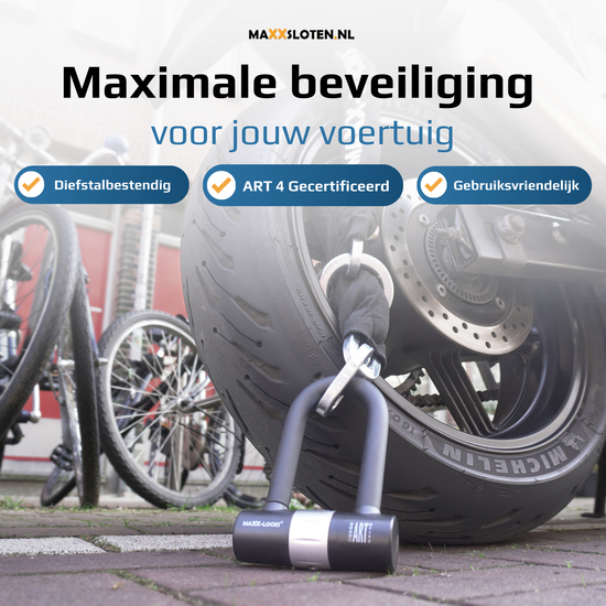 Beveiligingsniveau Maxx-Locks ART 4 kettingslot Vespa Sprint 
