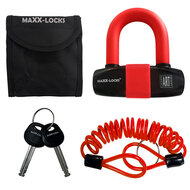 Maxx-Locks Taupo Schijfremslot ART4 - Rood