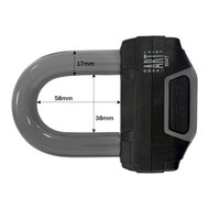 Schijfremslot ART 4 SXP Zwart