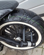 praktijkafbeelding Kettingslot 120cm met loop + verlengde U-beugel van Maxx-Locks