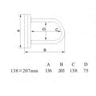 Maxx-Locks Huntly Beugelslot + Kabel ART2 - 20cm