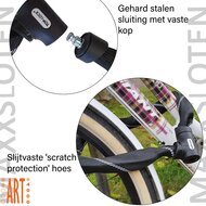 Fietsslot ART 2 Maxx-Locks Twizel 110cm - Zwart