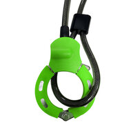 Multislot met kabel - E-Step slot / Kickscooter slot - 100cm - Groen