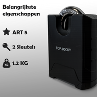 Hangslot ART 5 - Top-Lock - Padlock