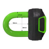 Schijfremslot ART 4 SXP Groen