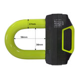 Schijfremslot ART 4 SXP Geel